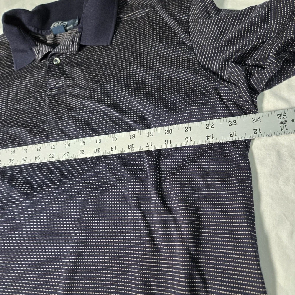 Polo By Ralph Lauren‎ Shirt Men XL  Navy Long Sleeve Pima Cotton Pony